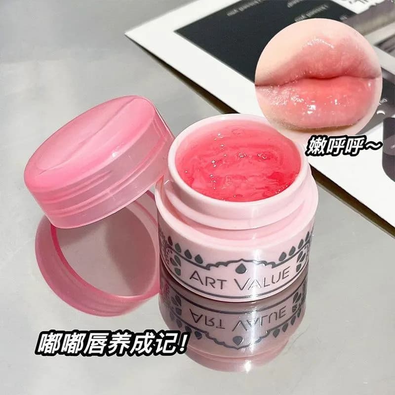 Xiaohongshu bálsamo labial hidratante hidratante Anti-secagem esfoliante estilo estudante casal clareamento linhas labia