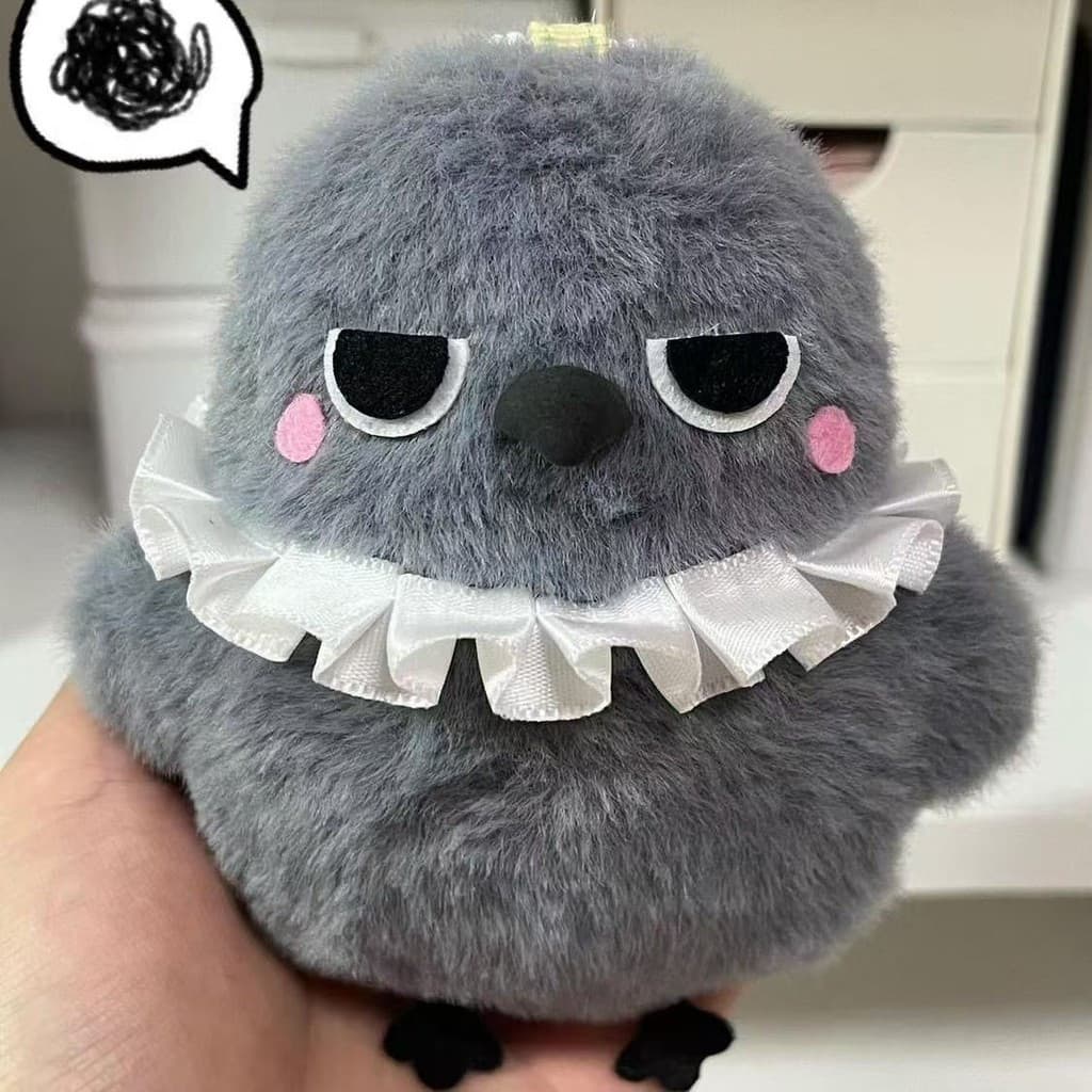 Novo produto pronto estoque amor e espaço profundo boneca Qin Che algodão boneca corvo irmão boneca de pelúcia pingente