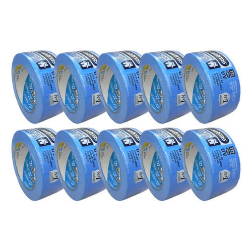 Kit 10 Fitas Crepe Azul 722 48mmx50m - Adelbras - Uv - Anti