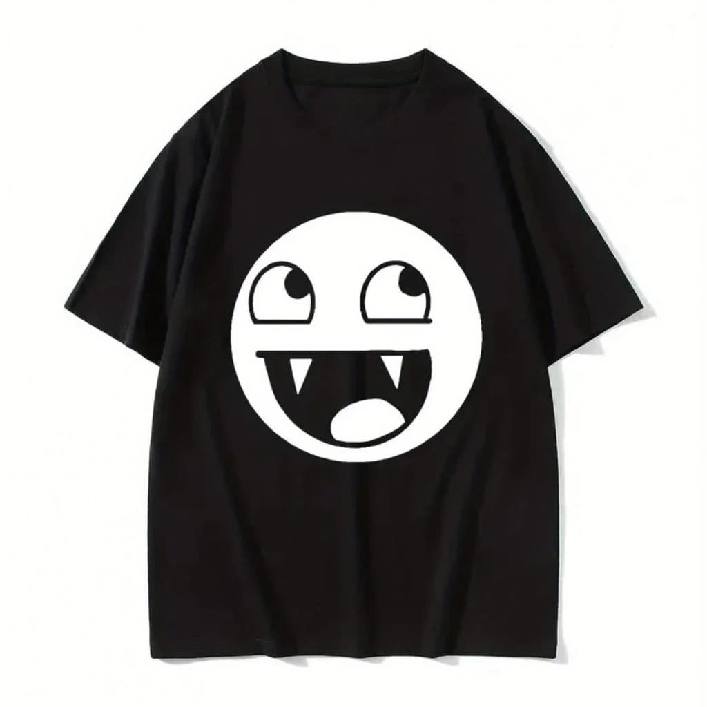 Camiseta Emoji Vampiro Meme Camisa Blusa Unissex Masculino Feminino 100% Algodão Top Premium