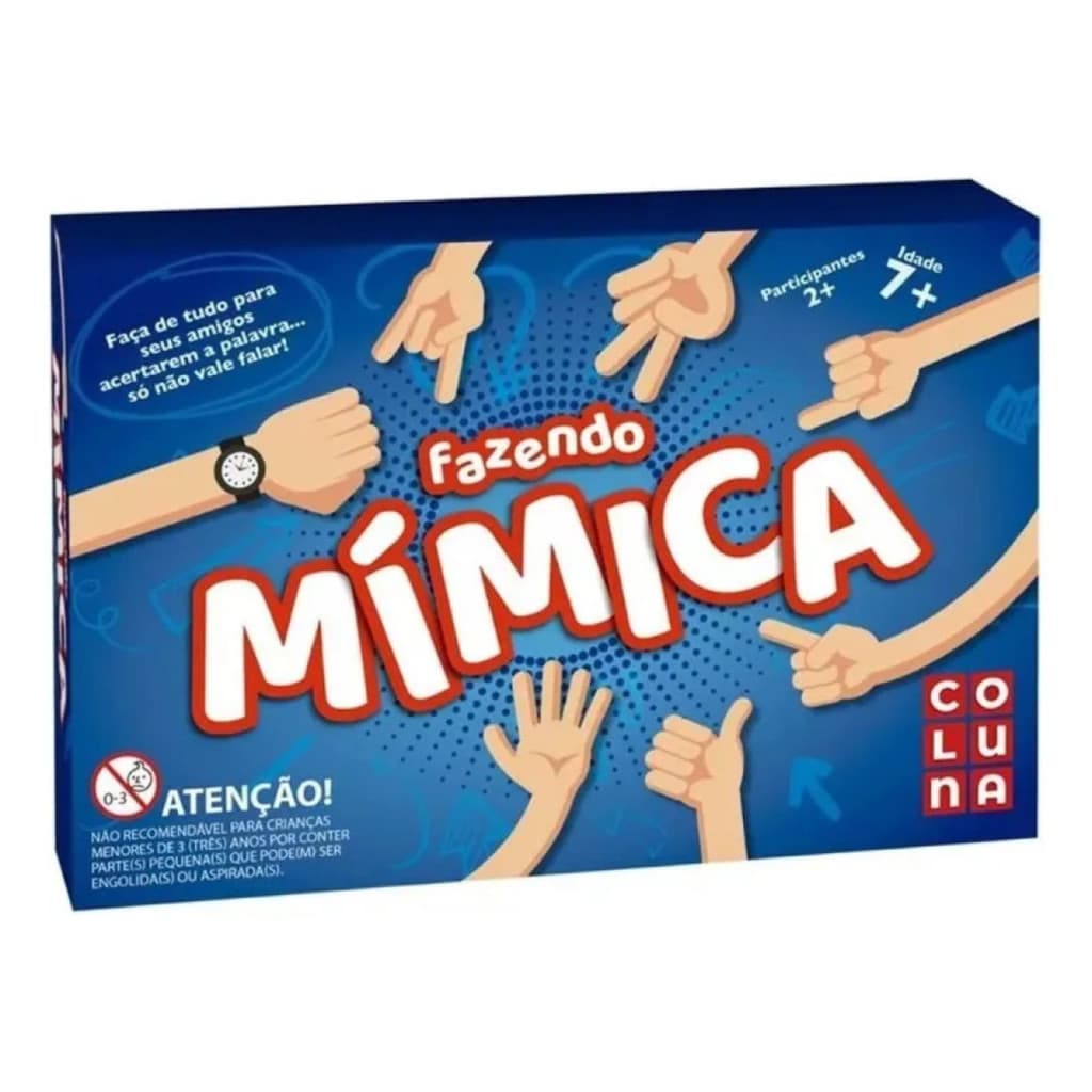 Jogo De Tabuleiro Fazendo Mímica Coluna Brinquedo Família Educativo Crianças E Adultos 🎭🎲✨