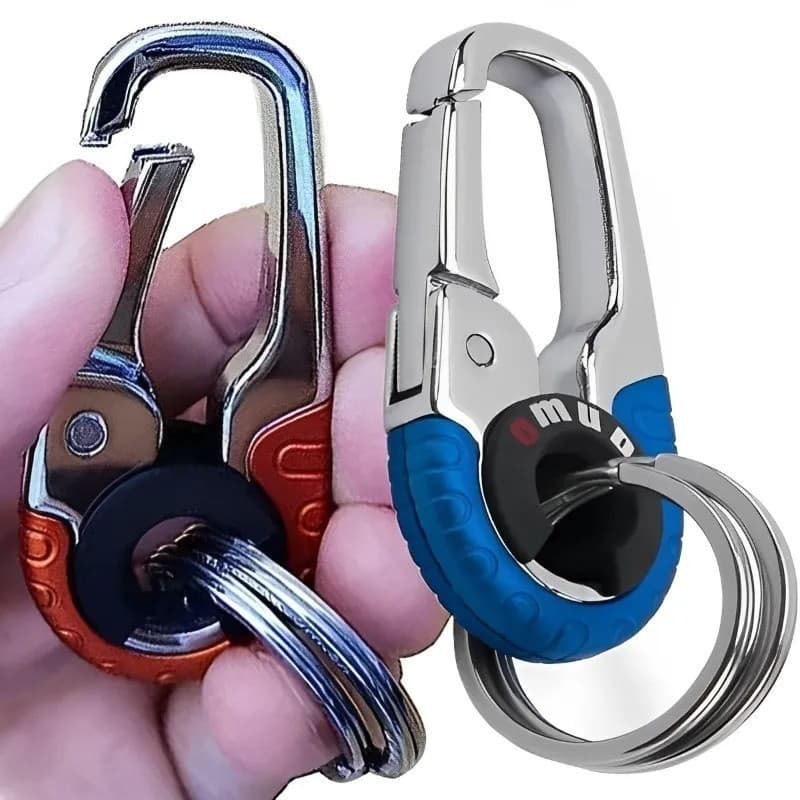 Chaveiro De Motocicleta Para Carro , Porta-Chaves Criativo , Moda Masculina De Aço Inoxidável Acampamento , Escalada , C