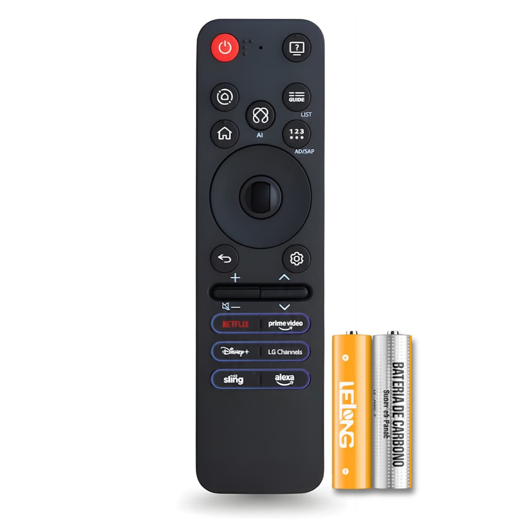 Controle Substituto Smart Magic Para Tv LG Com Air Mouse, Comando De Voz E Scroll MR25GA Substitui MR24 MR23 MR22 MR21