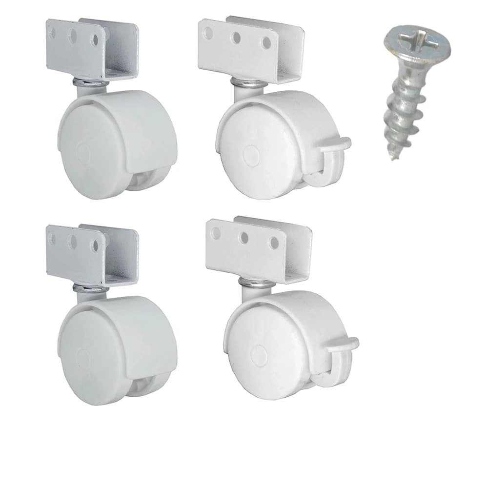 Rodinha Para Berço Rodízio Para Móveis Chapa U 12mm