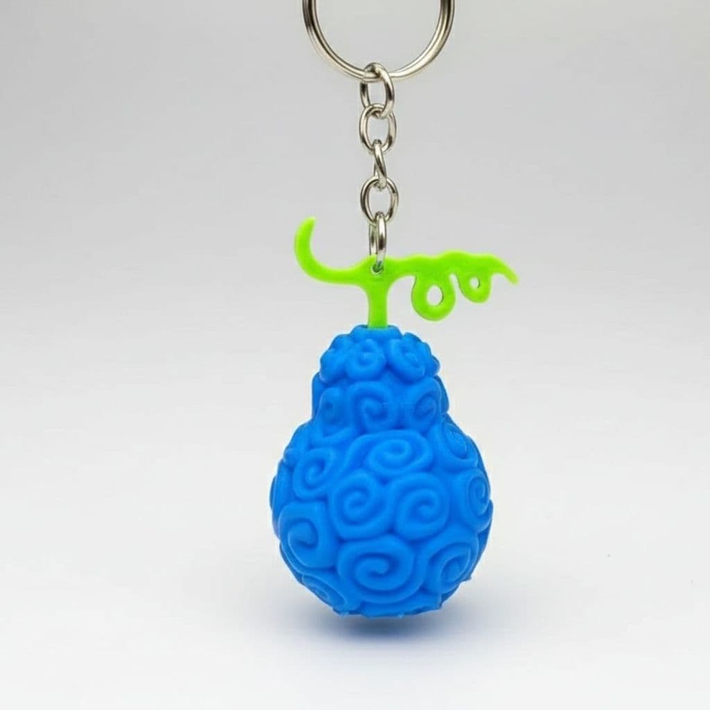 Chaveiro One Piece Fruta Gura Gura no Mi Geek Colecionável