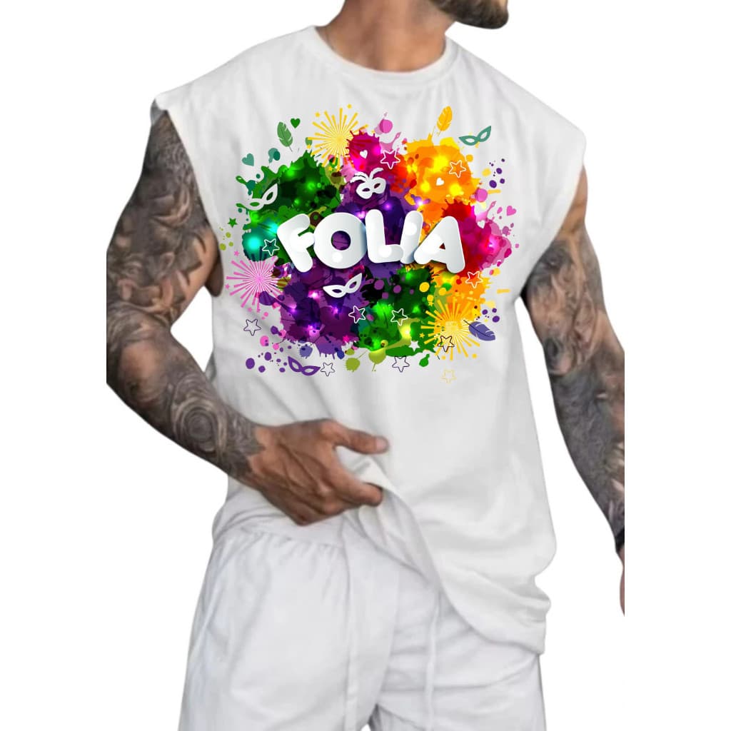 Regata Carnaval Oversized Masculino algodão premium vários modelo