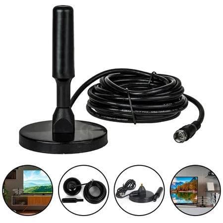 Antena Digital 3 metros interna Sinal TV HDTV Base Imã Externo a prova d'agua antena digital externa antena de tv