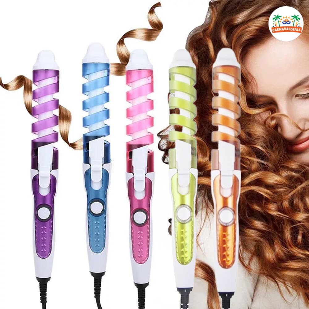 Modelador de Cachos 220V com Cerâmica - Cacheador Profissional para Ondas e Cabelos Lisos