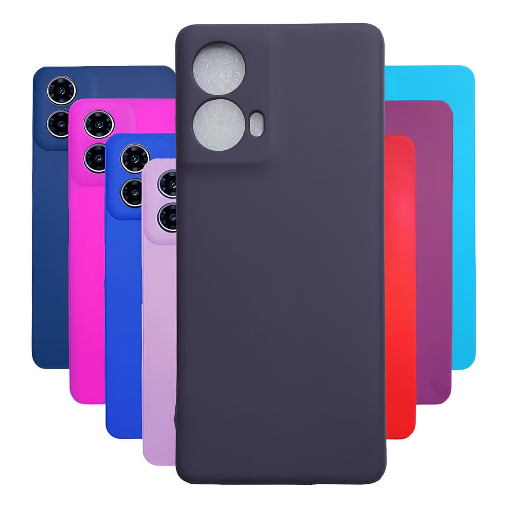 Capa Capinha Compatível Motorola Moto G24 Silicone Aveludada
