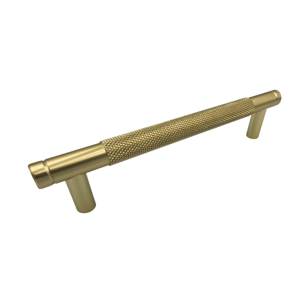 PUXADOR MOVEIS ZIGRINATO IL1580 128MM DOURADO FOSCO ITALY