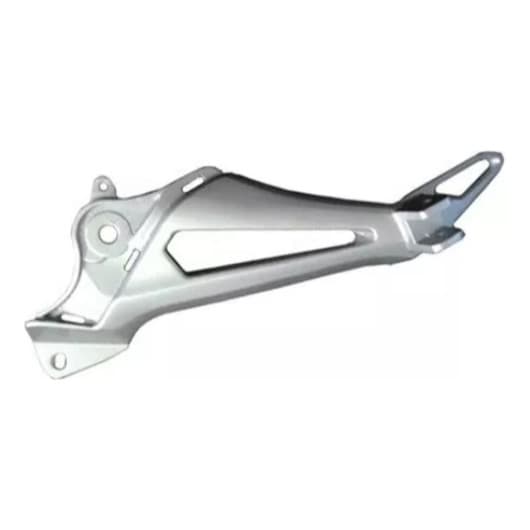 Suporte Pedaleira Shineray Phoenix 50cc Cinza Lado Direito.