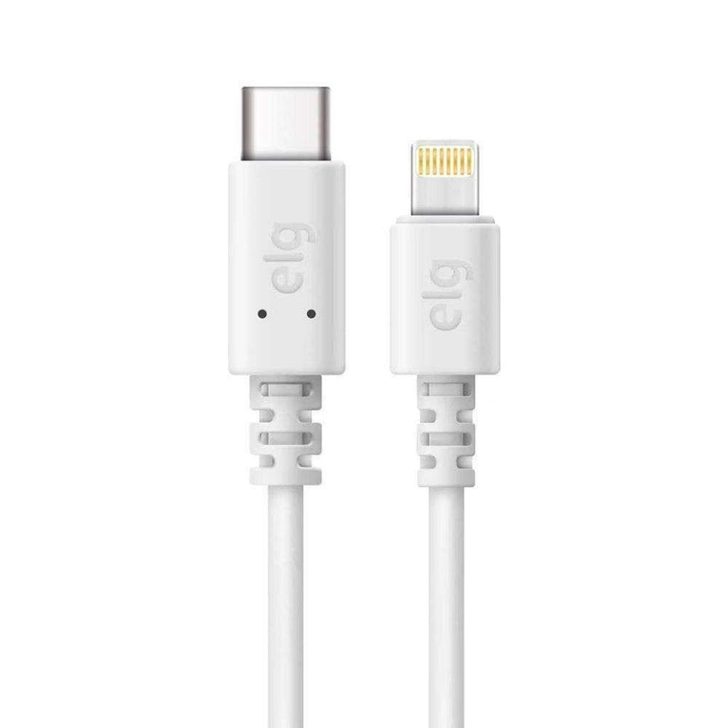 Cabo USB Tipo-C Para Lightning 8 Pinos 3A 20W 1 Metro Branco - L810PD - Elg