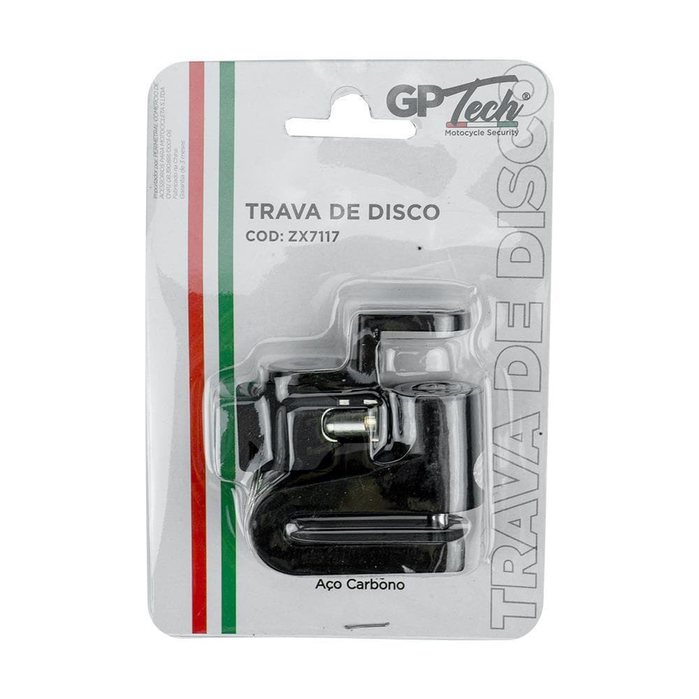 TRAVA DISCO PEQUENA GP TECH ZX7117 | PRETA | UNICO