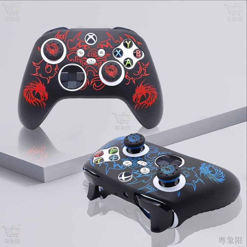 Capa protetora para controle XBOX ONE SERIES, capa de silicone para controle de jogos, com acabamento em spray de óleo p