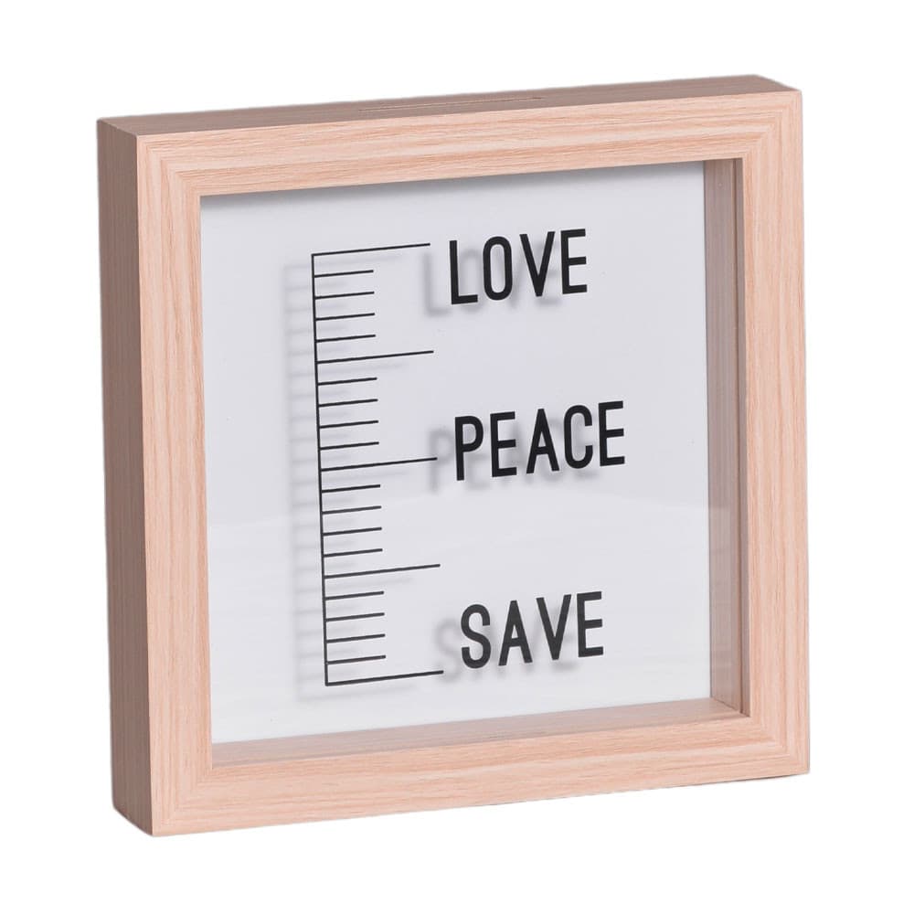 Quadro Cofre Personalizado com Frase e Foto 20x20cm Mai Home