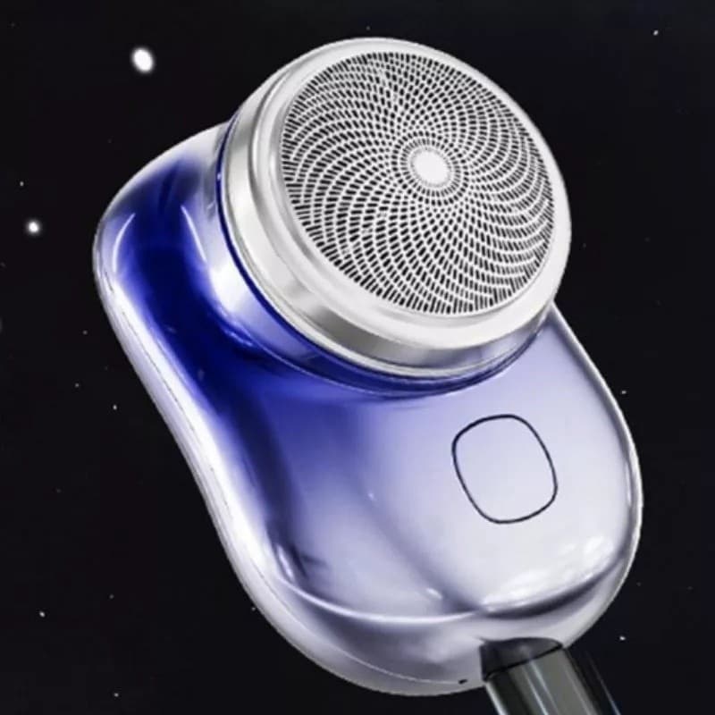 Mini Barbeador Elétrico Portátil À Prova D'água TYPE-C Aparador De Barba De Bolso