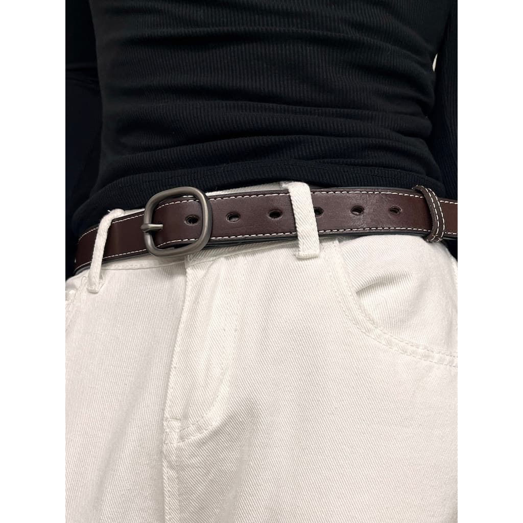 Senhoras cinto 2026 novo estilo All-Match combinando Jeans saia curta cinto feminino High-End Design nicho na moda