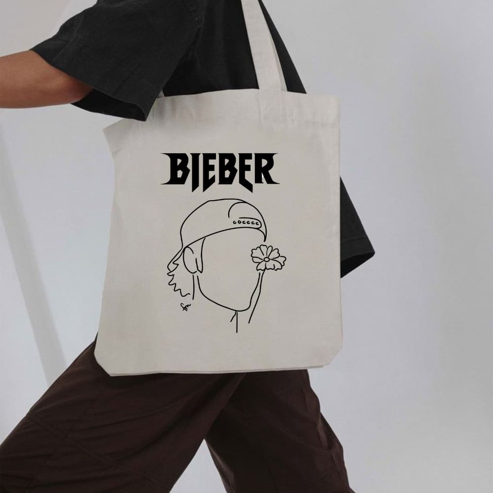 Ecobag Ecologica Bolsa "JUSTIN BIEBER" - 100% Algodão