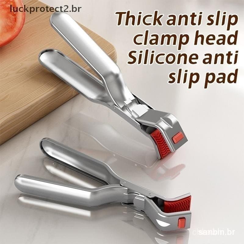 Pinça Anti-Queimadura LP para Pratos Quentes, Suporte para Tigelas, Pinça para Panelas e Frigideiras, Pegador e Extrator