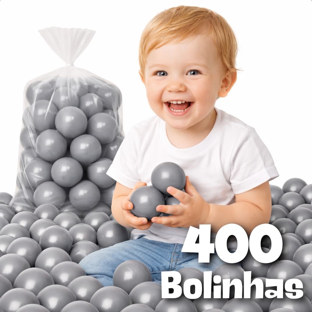 400 Bolinhas De Piscina Atacado Não Amassam Bolas Divertidas Vibrantes Plástico