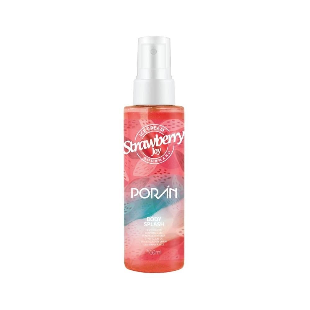 Body Splash Vegano Ice Cream Strawberry Love Gourmand Porán 454