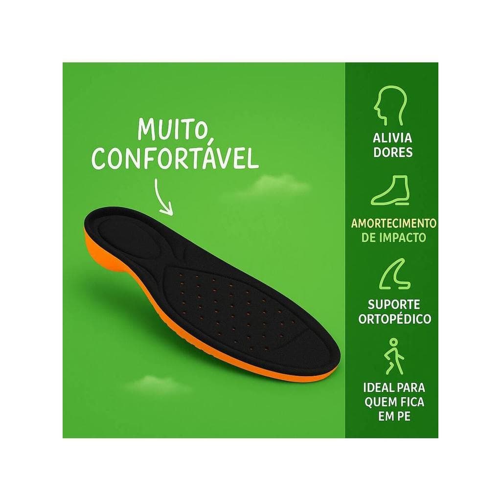 PAR DE PALMILHA ORTOPÉDICA ALIVIO PARA SEUS PÉS ENVIO IMEDIATO👣