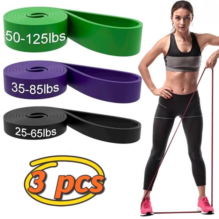 Kit 3 Elástico Super Band Borracha Extra Forte Elástico Para Exercícios AIRER.BR