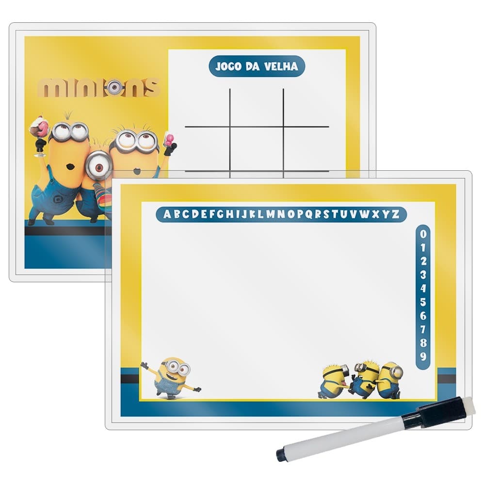 Lousa Magica Lembrancinhas Para Aniversario Envio imediato No Tema Minions