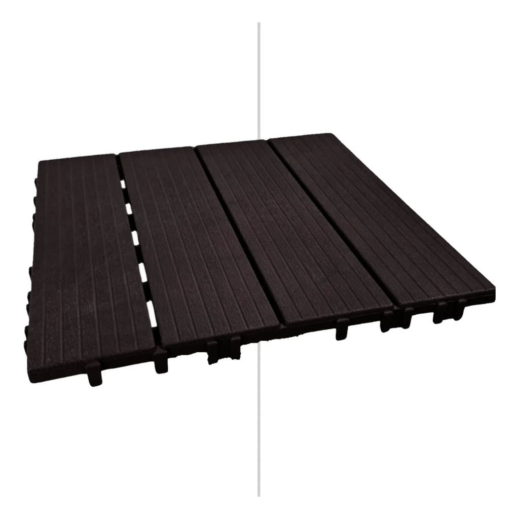 Kit 30 Deck Modular 2,7m2 Piso Sacada Varanda Jardim Úmida