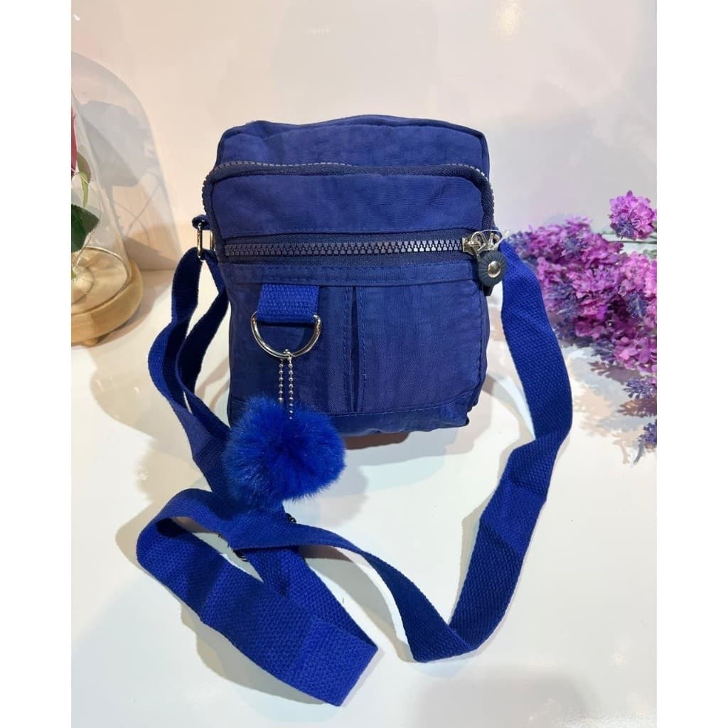 Bolsa transversal feminina elegante e bonita, multicolorida, com zíper e grande capacidade. # HZ-070601