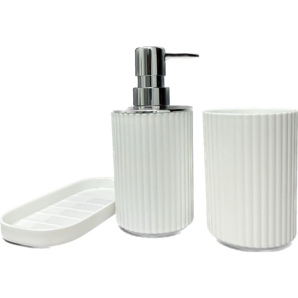 Conjunto Banheiro Completo 3 Peças Organizador Luxo " Envio Imediato " PROMOCÃO