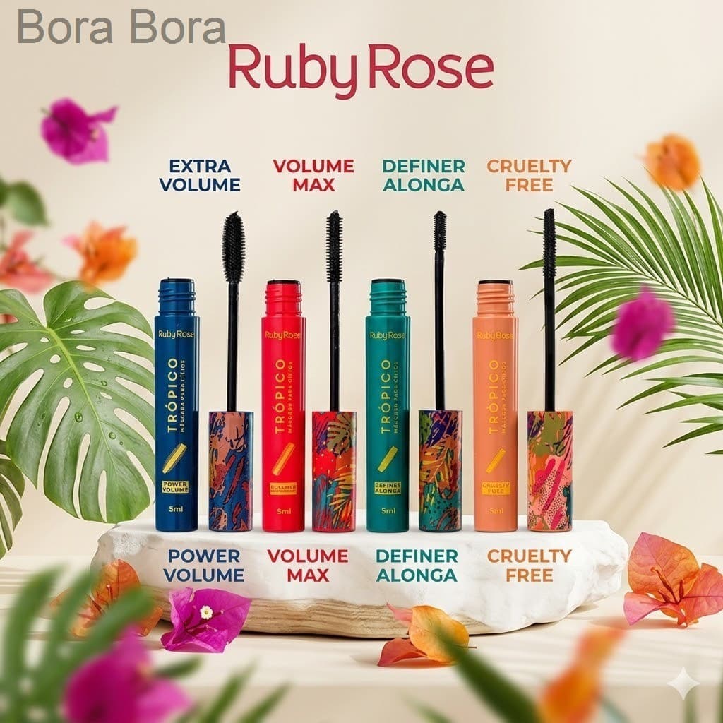 Máscara Para Cílios Trópico - Ruby RoseLROZ