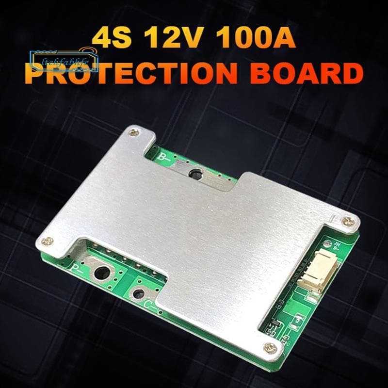 Placa De Proteção De Bateria De Lítio 4S 12V 100A LiFePO4 Com PCB De Equilíbrio/Aprimorada Energia