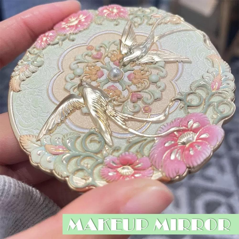 Espelho De Maquiagem Tradicional Chinês De Alto Valor-Presente Para Mulheres , Design Requintado Xi'an Skylark N9u0