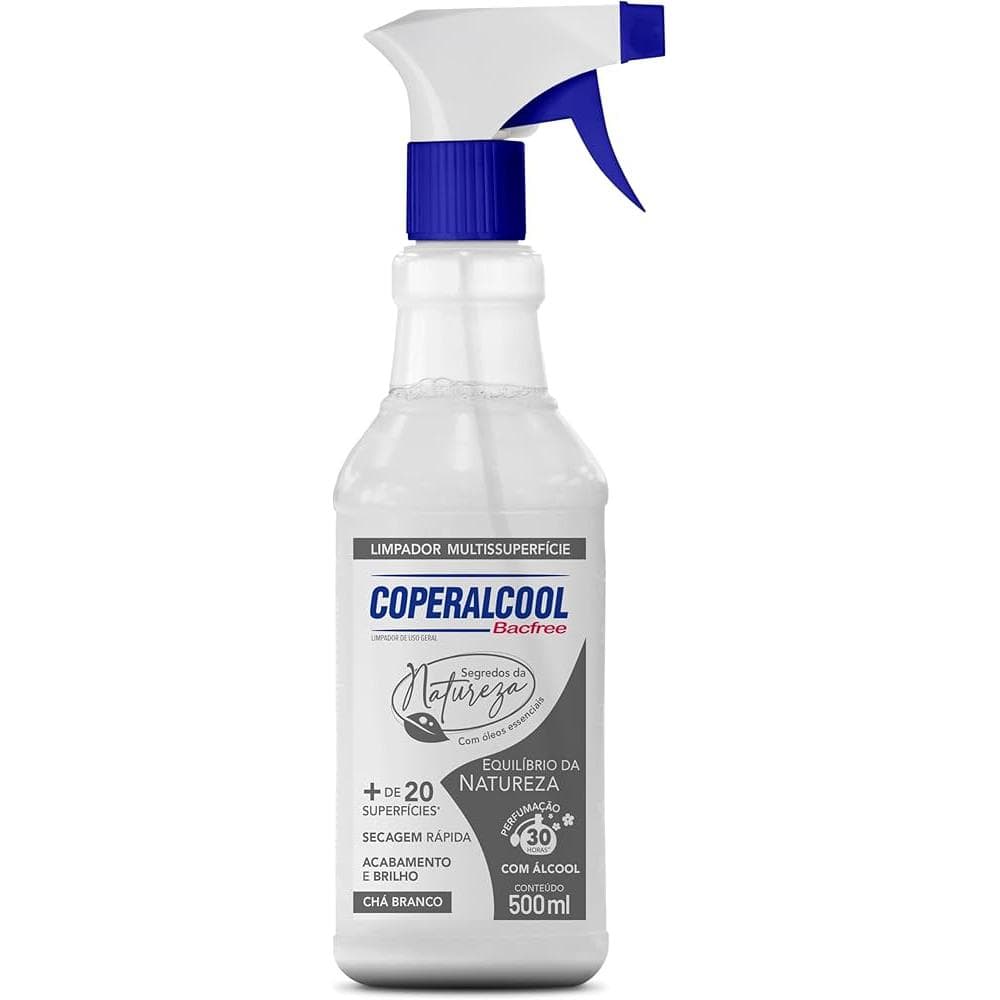 Limpador Coperalcool Bacfree Segredos Da Natureza 500ml