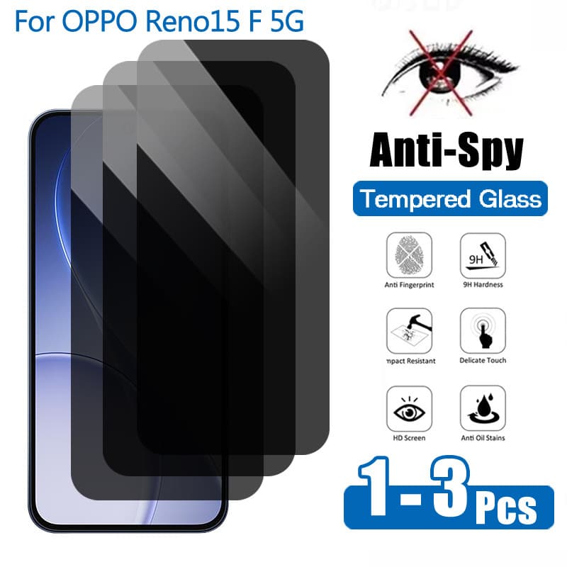 Vidro Temperado De Privacidade Para OPPO Reno 15F 15C 15 14 Pro mini Max 14F 13 13F 12F 11F 8Z 8 Plus 4G 5G Protetor De