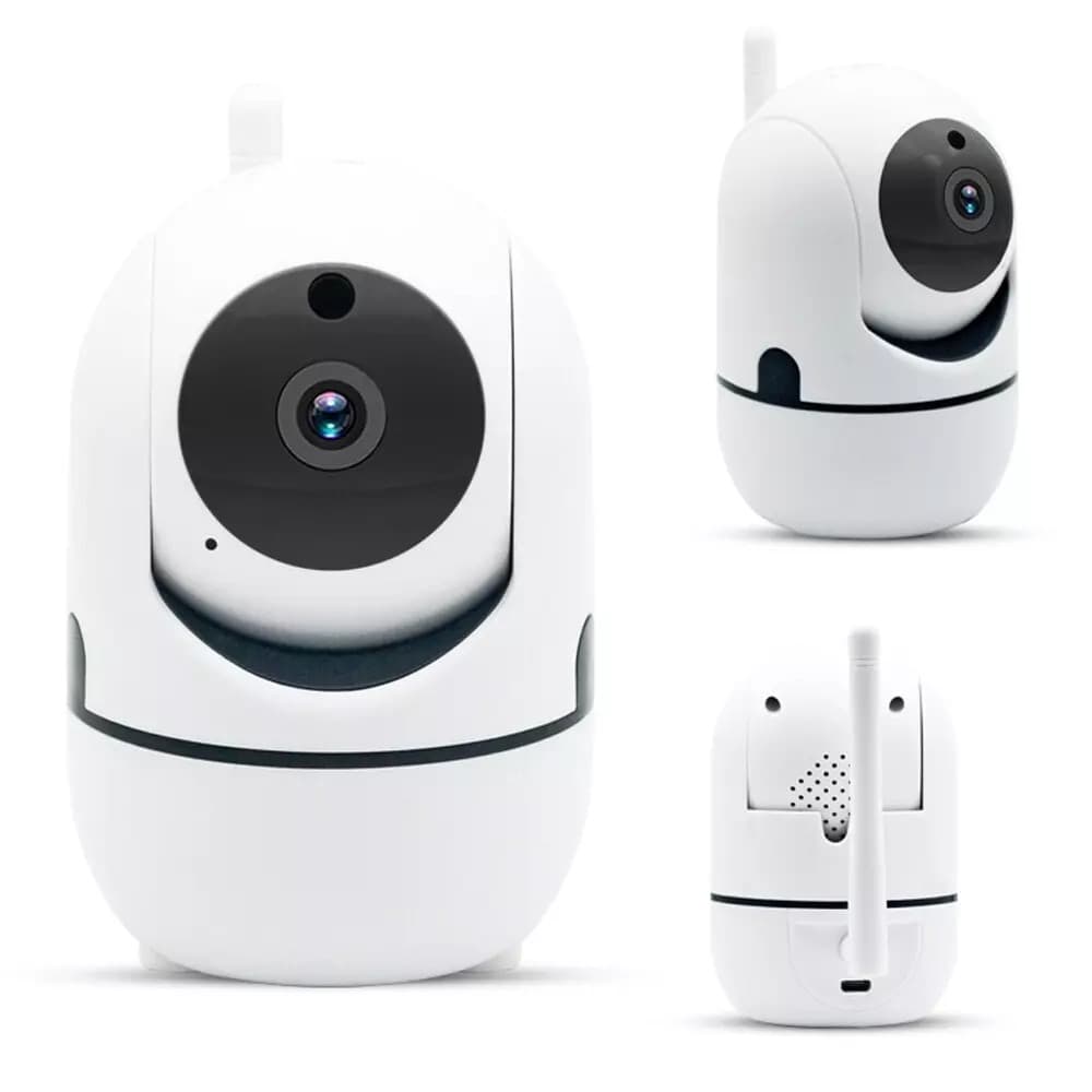Câmera Inteligente Babá Eletrônica IP Wi-Fi 1080P | Visão 360° | Sensor de Movimento