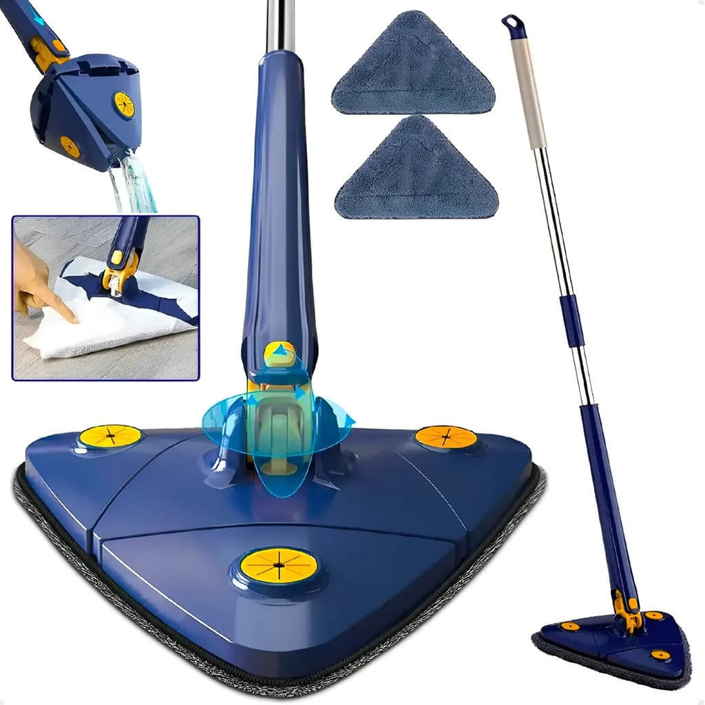 Mop Triangular Giratório Autoescorrível Alta Absorção