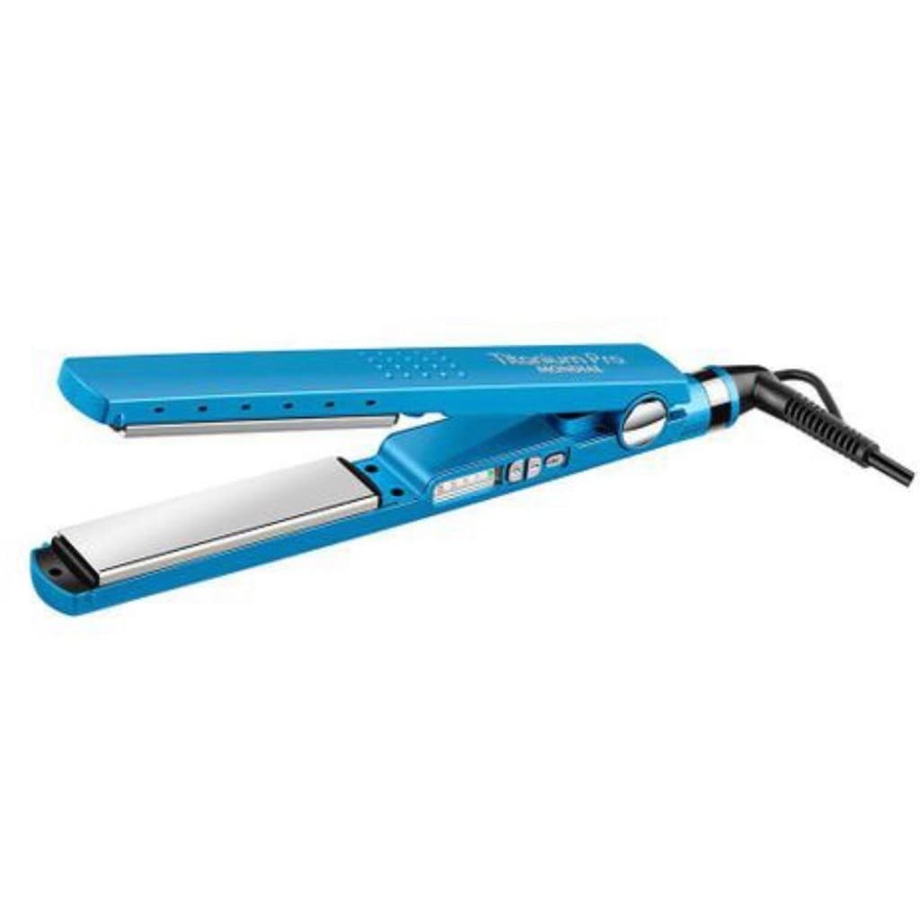 Prancha Chapinha Alisadora Profissional 232°C AZUL BIVOLT PRONTA PARA ENVIA