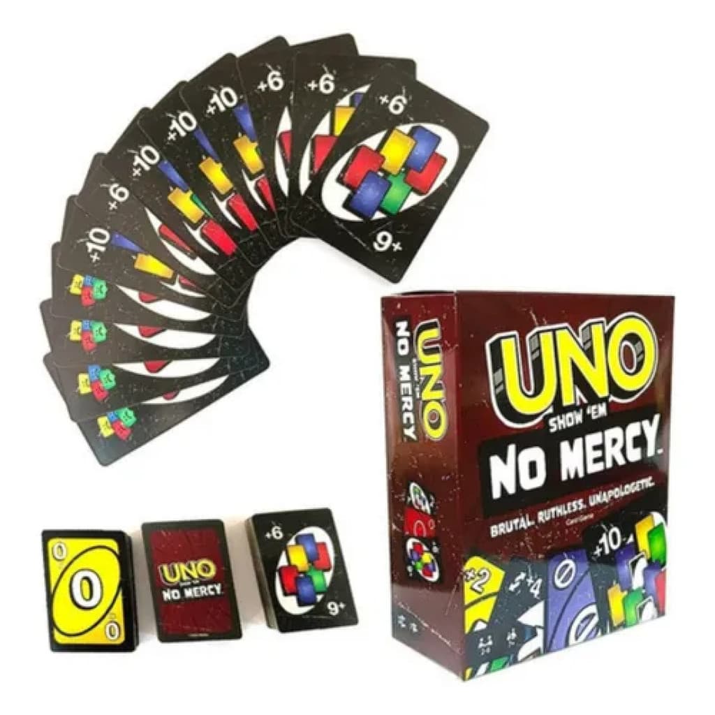 Jogo De Cartas Uno Show No Mercy Versao Pesada E Brutal