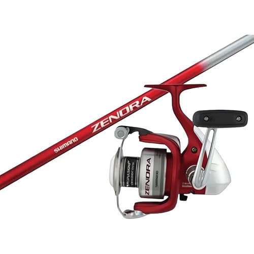 Kit Conjunto Combo Pesca Shimano Zenora Vara+molinete 4000f Vermelho
