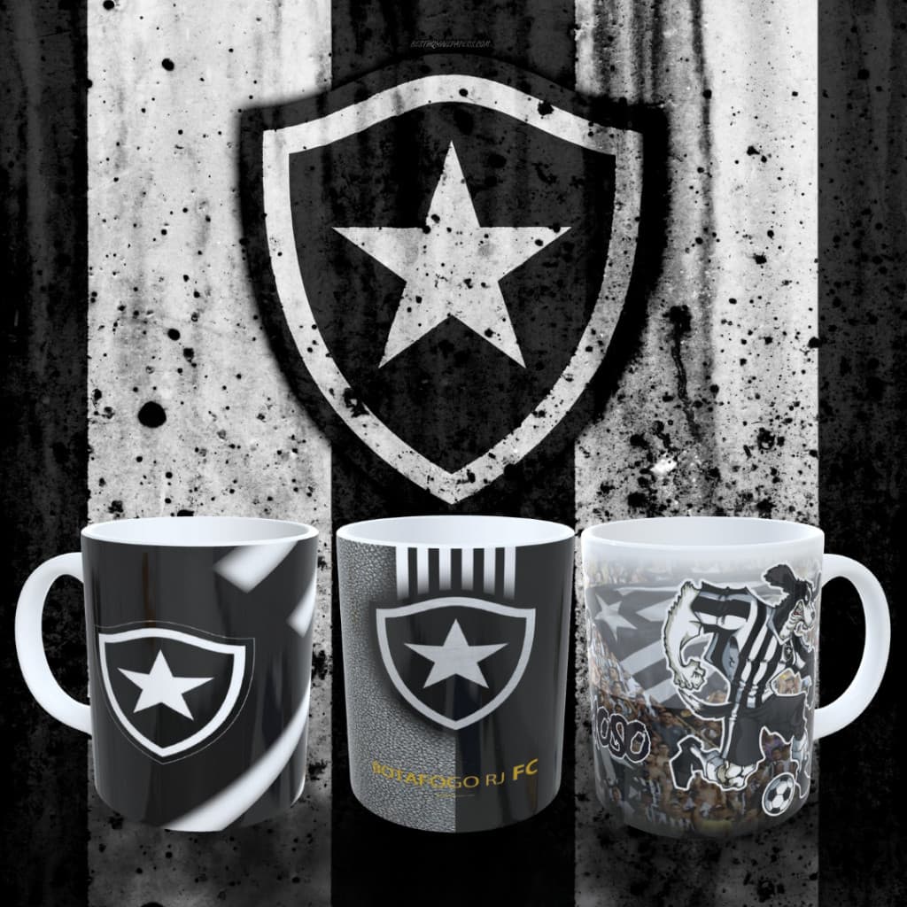 Caneca do Botafogo! Ideal para quem ama o Glorioso! Vários Modelos! Promoção Exclusiva!