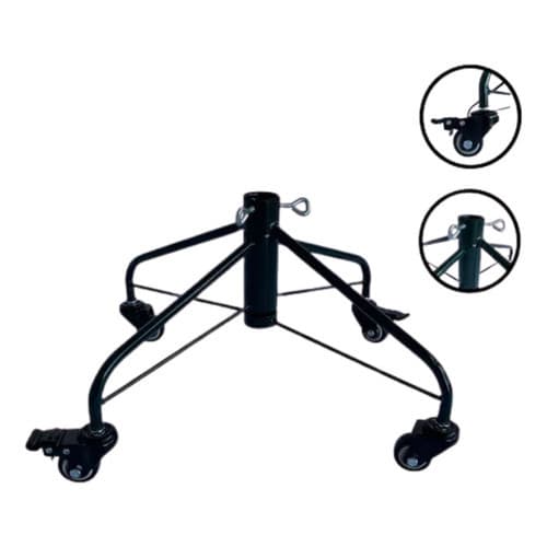 Pé Base com Rodinhas para Árvore Natal até 240 cm