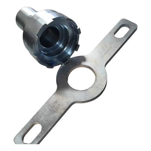 Chave Garra P/ Rolamento Cubo Dianteiro 92mm Eixo Dana Cinza