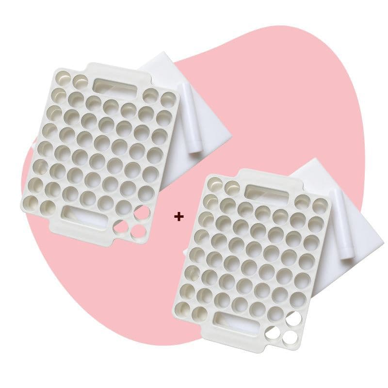 Kit 2 Placas Porcionadora Para Doces 50Cav 10G Caparroz