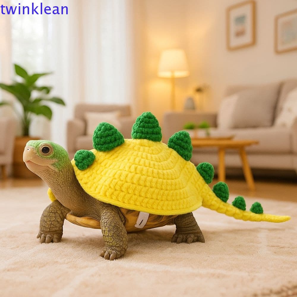 Suéter De Malha De Tartaruga TWINKLEAN , Roupas Quentes De Animal De Estimação De Dinossauro , Moletom Ajustável De Dese