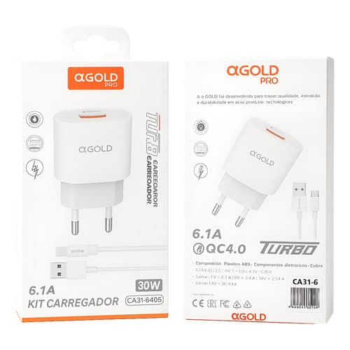 Carregador Compativel Com Iphone 8 X Xr 11 12 13 14 Pro Max Branco