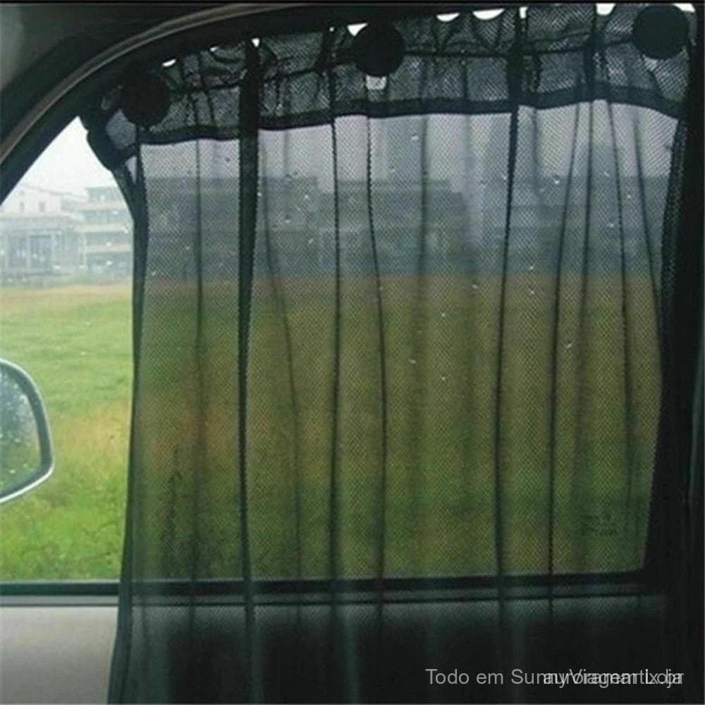 BOLONI 2pcs Cortina Para Carro Solar , Anti UV Cortinas Solares , Isolamento Térmico De Malha Proteção