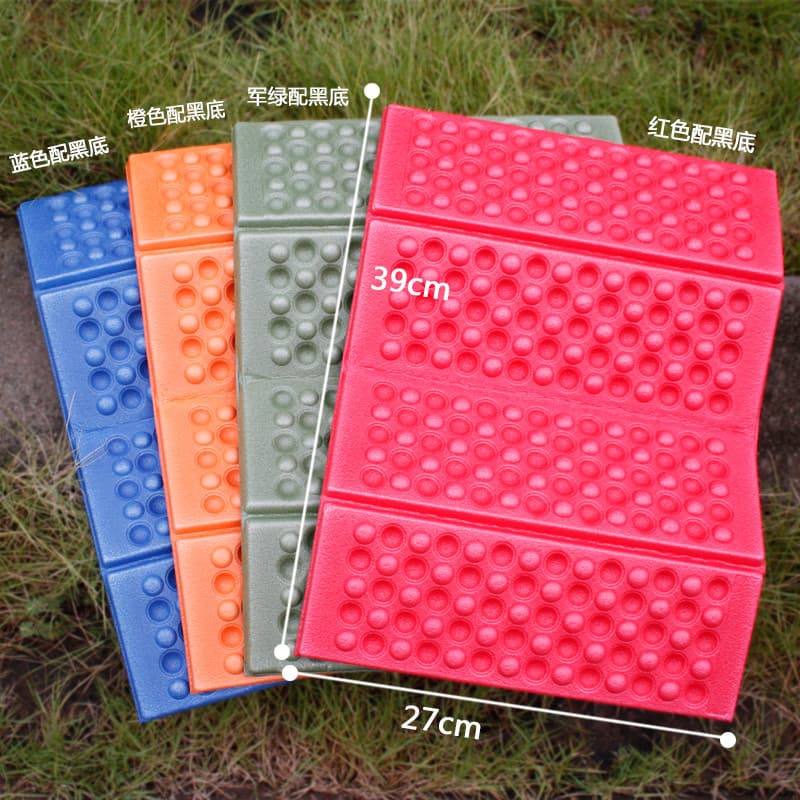 Almofada portátil à prova de umidade ao ar livre única almofada pequena à prova dwaterproof água dobrável esteira de aca