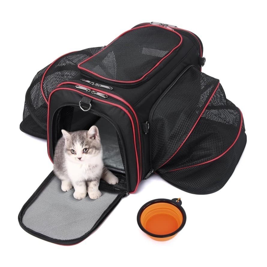 Bolsa de Transporte para Cachorro e Gato Pequeno Portátil Dobrável Viagem